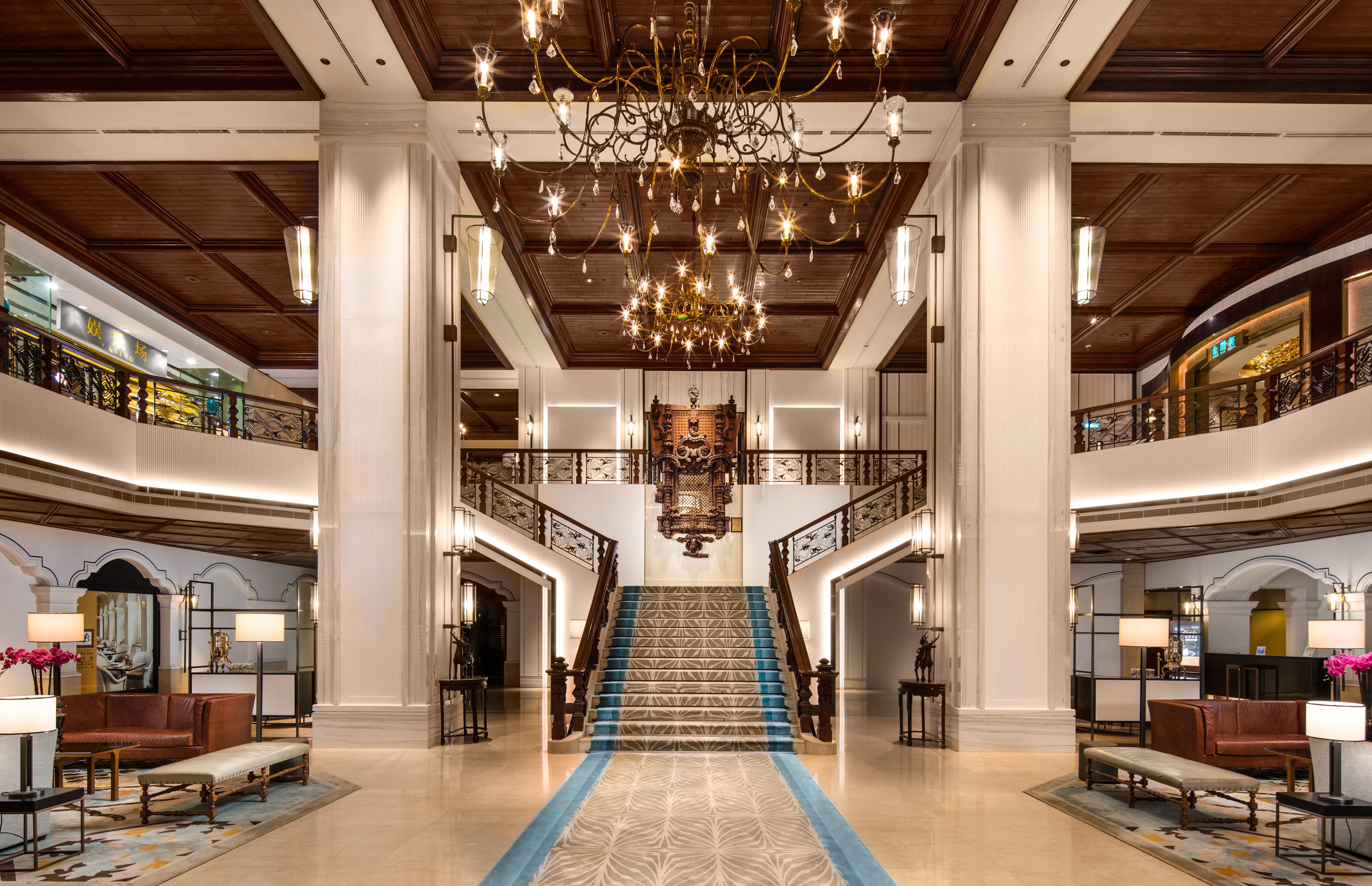 Hotel Artyzen Grand Lapa Macao Exteriér fotografie The lobby of the hotel